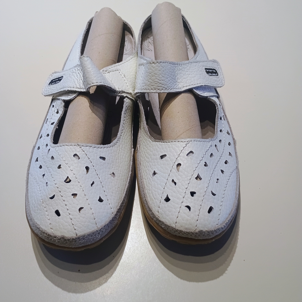 Spring Step White Women's Mules